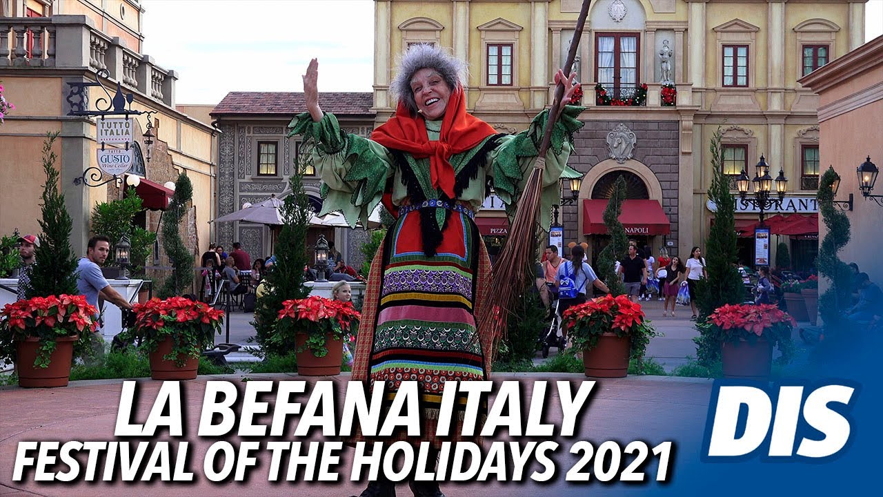 La Befana Italy Storyteller at EPCOT International Festival of the Holidays 2021