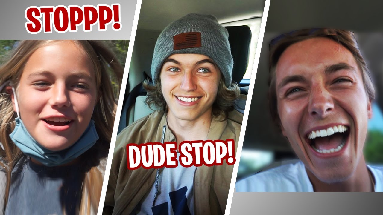 EMBARRASSING my Little BROTHER and Sister at school.