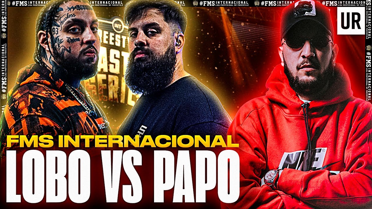 🐺 LOBO DANDO EL MÁXIMO NIVEL 🐺 PIEZAS REACCIONA A LA BATALLA DE PAPO VS LOBO EN FMS INTERNACIONAL