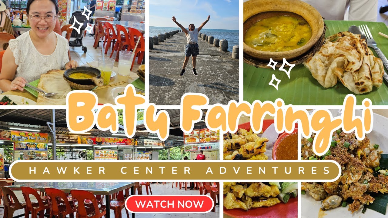 Batu Farringhi Long Beach Cafe and Main Road Adventure (Penang Malaysia)