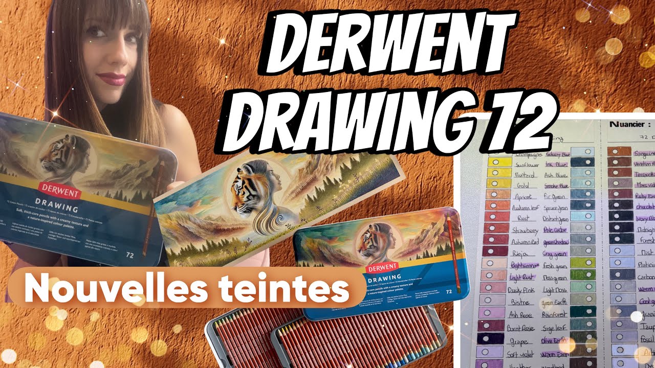 Derwent drawing 72- Nouvelles teintes !! - Test/Avis 