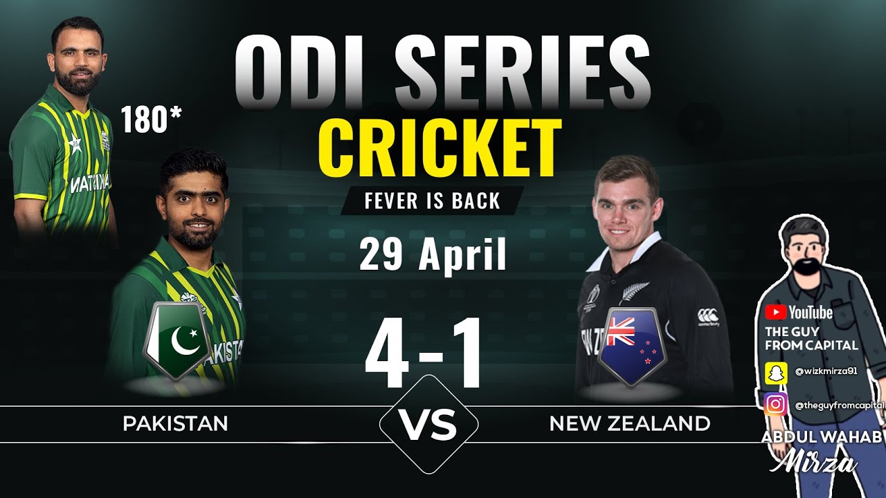Pakistan vs New Zealand Vlog 2023 | Pakistan win series 4-1 | The Guy from capital