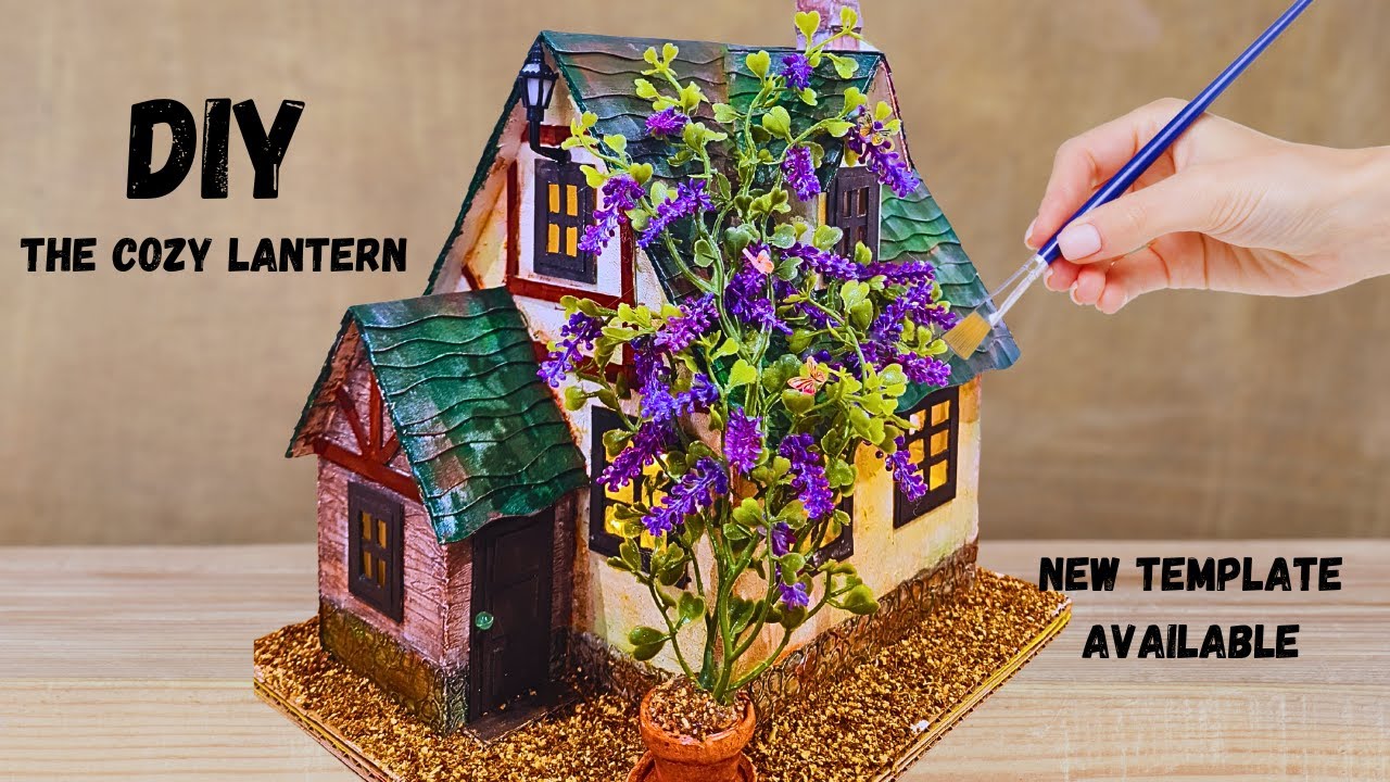 How to Build a Cozy Cottage from Cardboard! @DIYAtelier