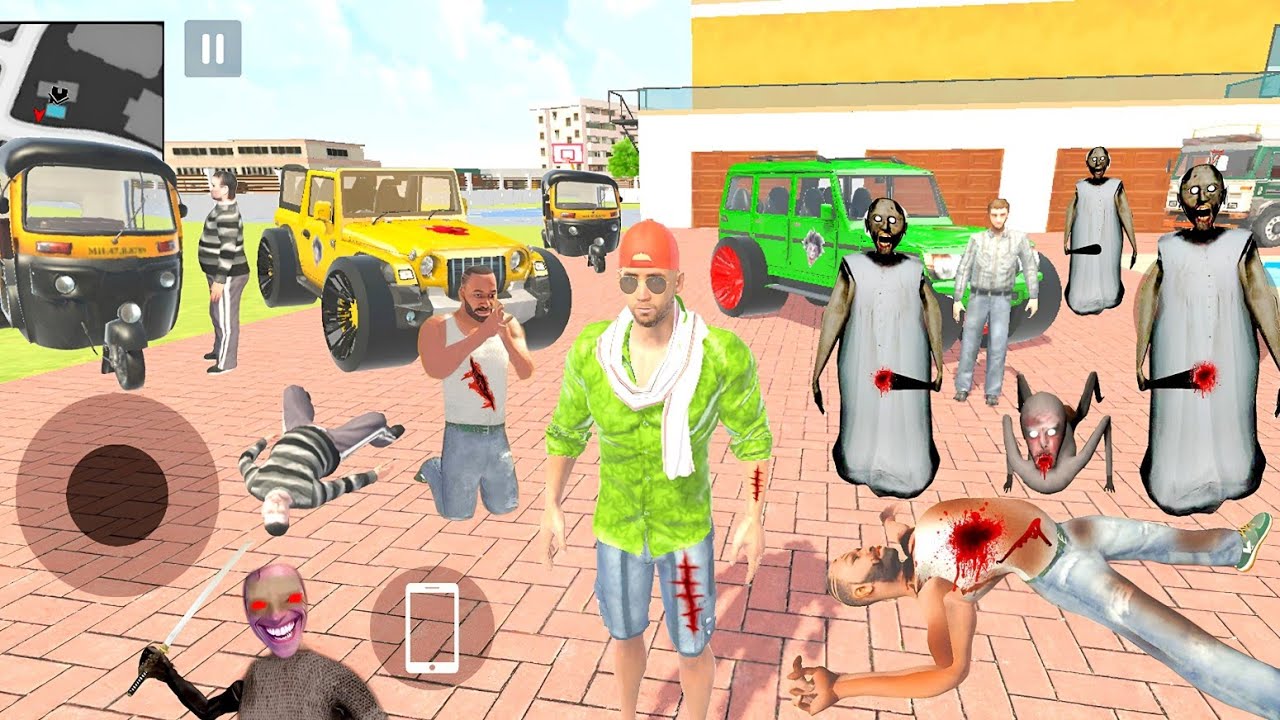 😱 Granny Gang Ne Franklin Pr Attack kr Diya 💥🤯 Indian Theft Auto 💥🤩 Indian Bike Driving 3d Game 💥😱