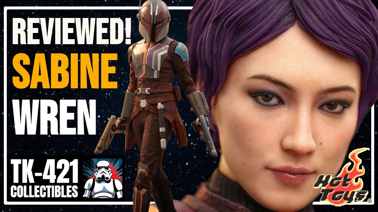 Распаковка и обзор фигурки SABINE WREN TMS111 от Hot Toys — Асока, 1 сезон