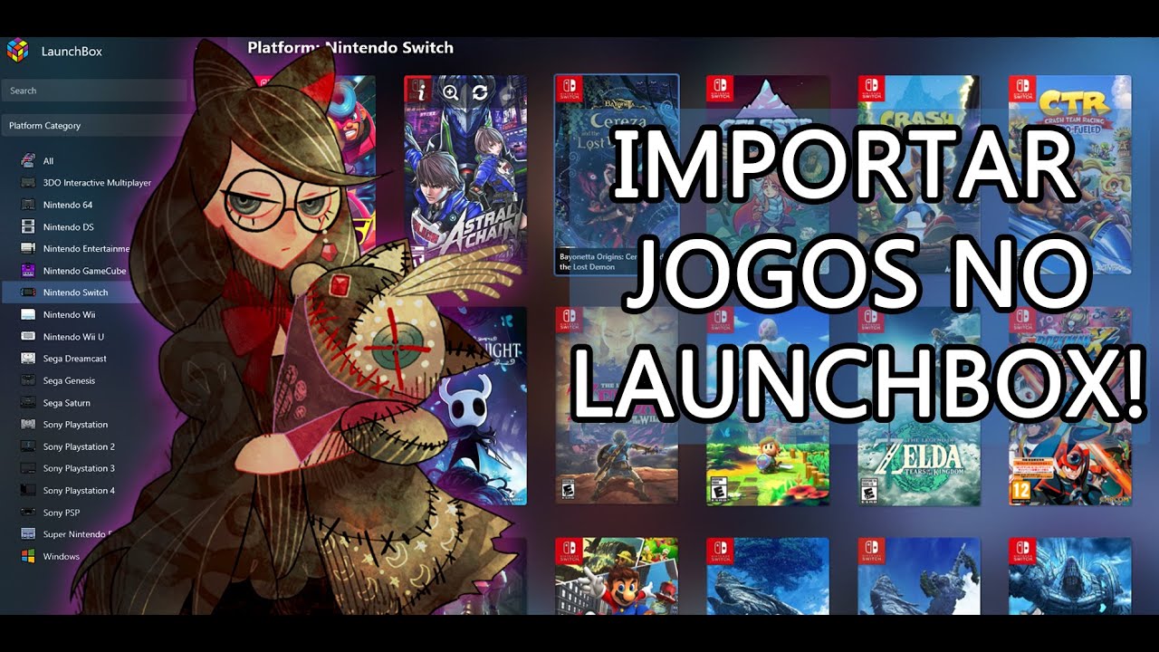 Como Importar Jogos Avulsos no Launchbox!