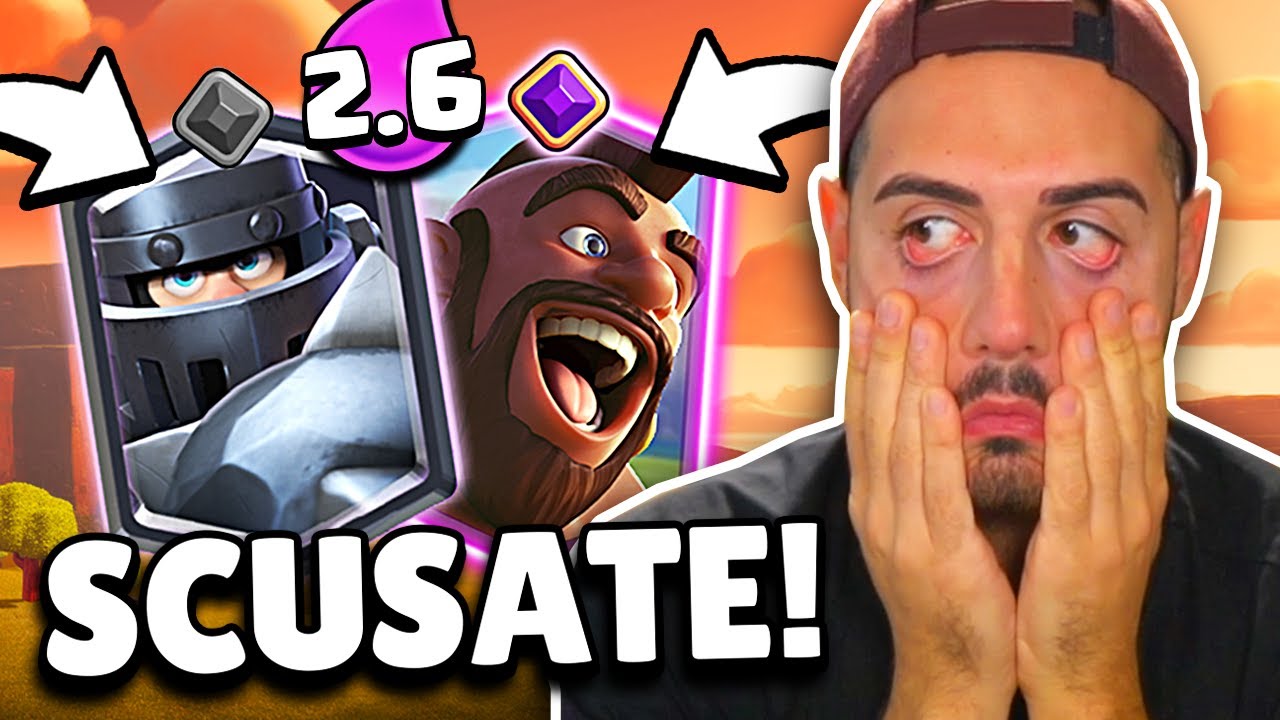 MI DISSOCIO... GRAN CAVALIERE nel DECK 2.6 DOMATORE! 🤮 Clash Royale ITA
