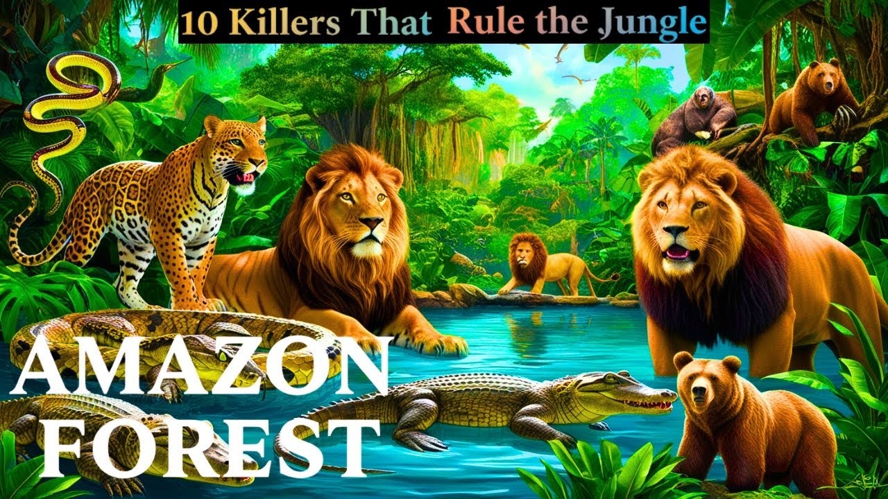 🎬 Amazon Rainforest Documentary | 10 Killers That Rule the Jungle | Most Dangerous Jungle