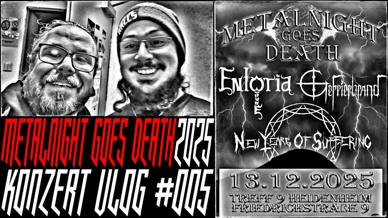 METALNIGHT GOES DEATH 2025 - THE MISSION 666 - KONZERT VLOG #005