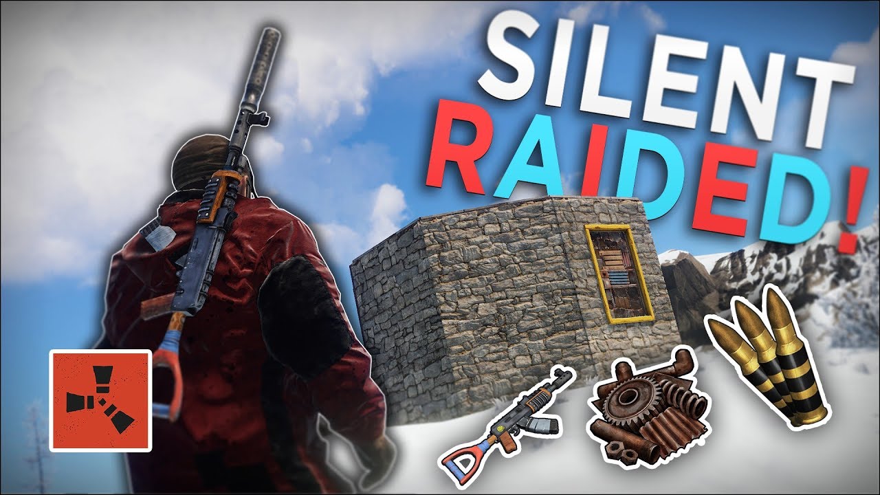 SILENT RAIDING a BASE in a SULFUR INFESTED AREA! - Rust Solo Survival #5