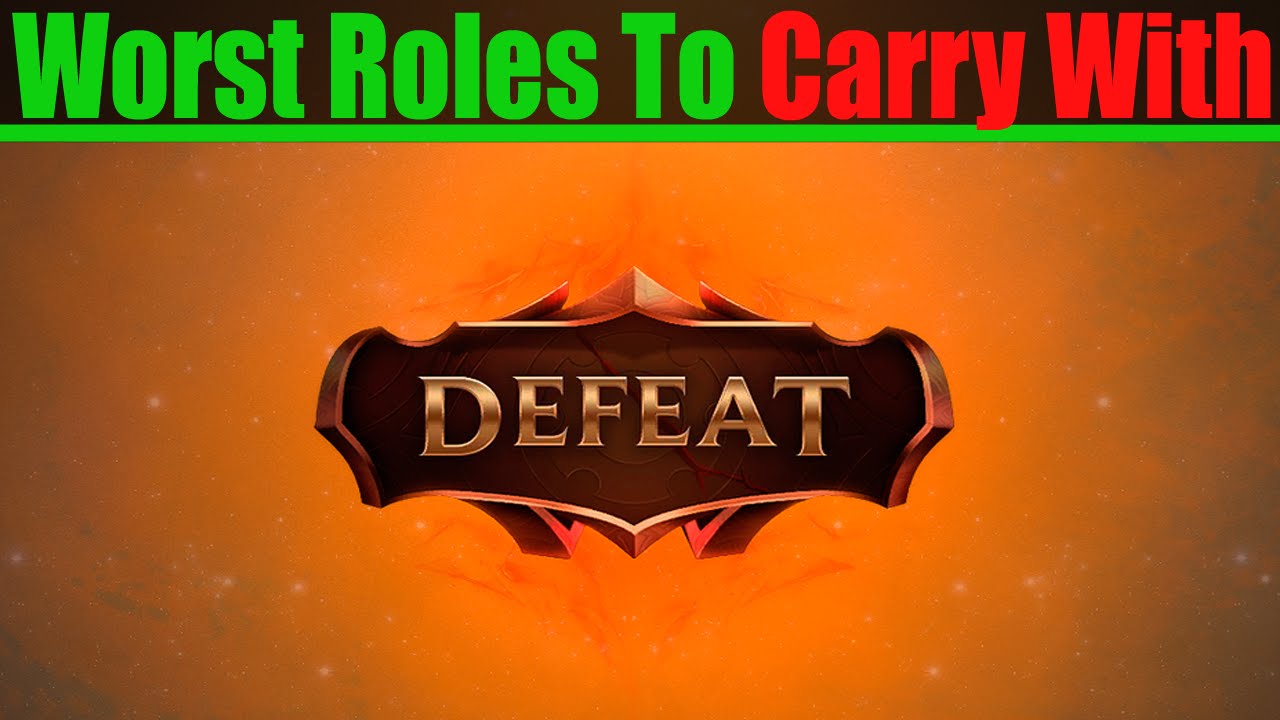 Worst Roles To Carry With