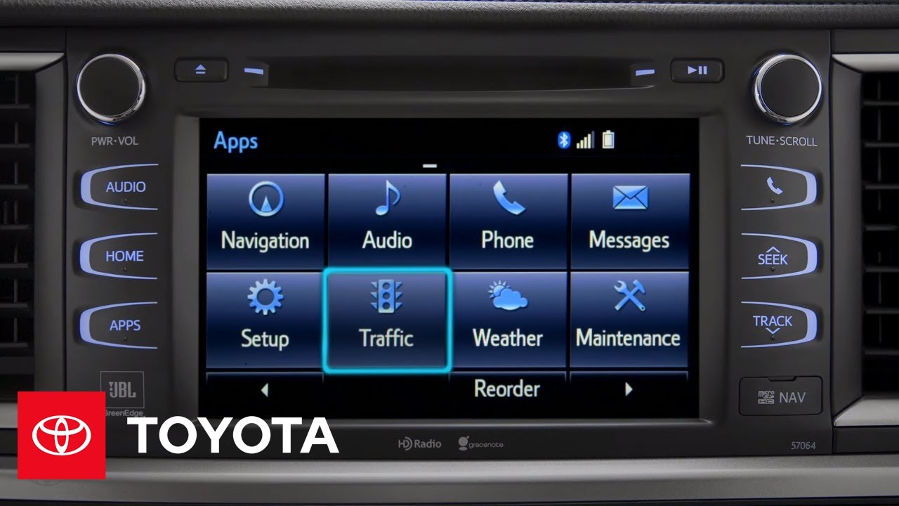 Toyota Entune l Advanced HD Traffic with Predictive Feature | Toyota