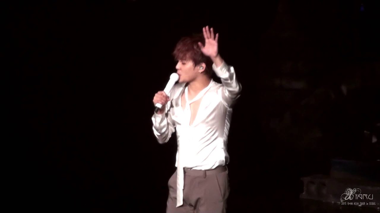 151108 XIA 4th ASIA TOUR CONCERT in SEOUL talk 없어요로 단합한 팬님분들 준수 Junsu ジュンス