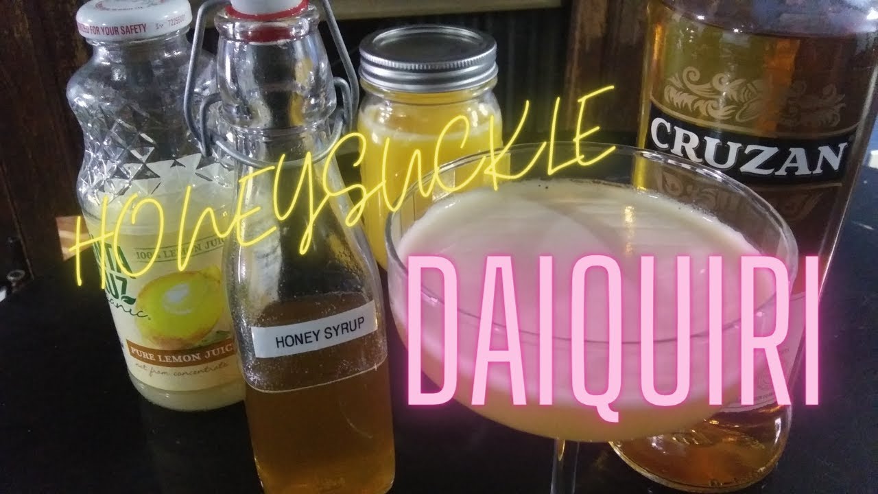 Easy Rum Cocktails - Make a Honey Suckle Daiquiri
