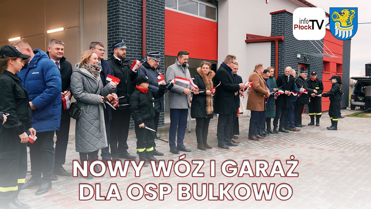 Nowy wóz i garaż dla OSP Bulkowo