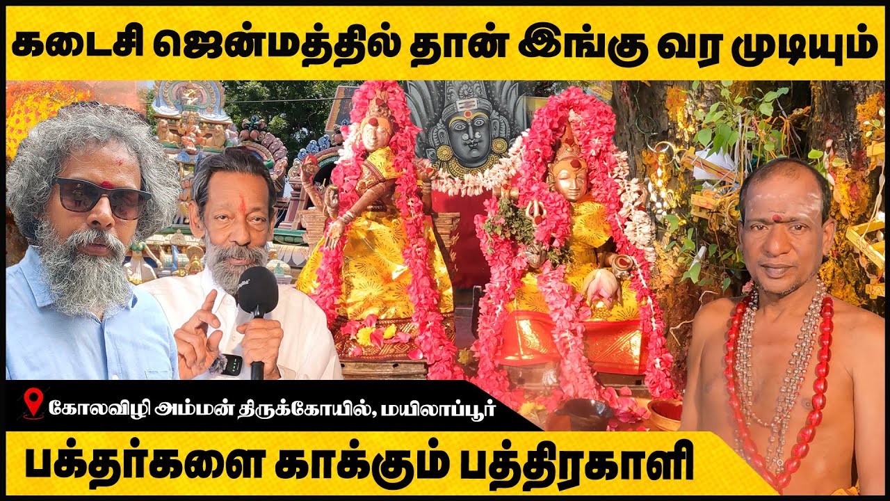 கடைசி ஜென்மமாக இருந்தால் மட்டுமே இந்த கோயிலுக்கு வர முடியும்|Mylapore Kolavizhi Amman|Go Temple vlog