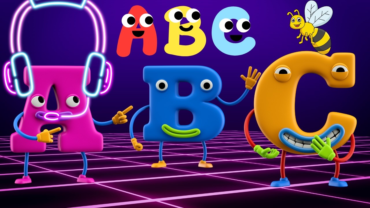 ABCD Alphabet Song | A to Z Learning for Kids | Preschool Phonics & Kids Educational Video