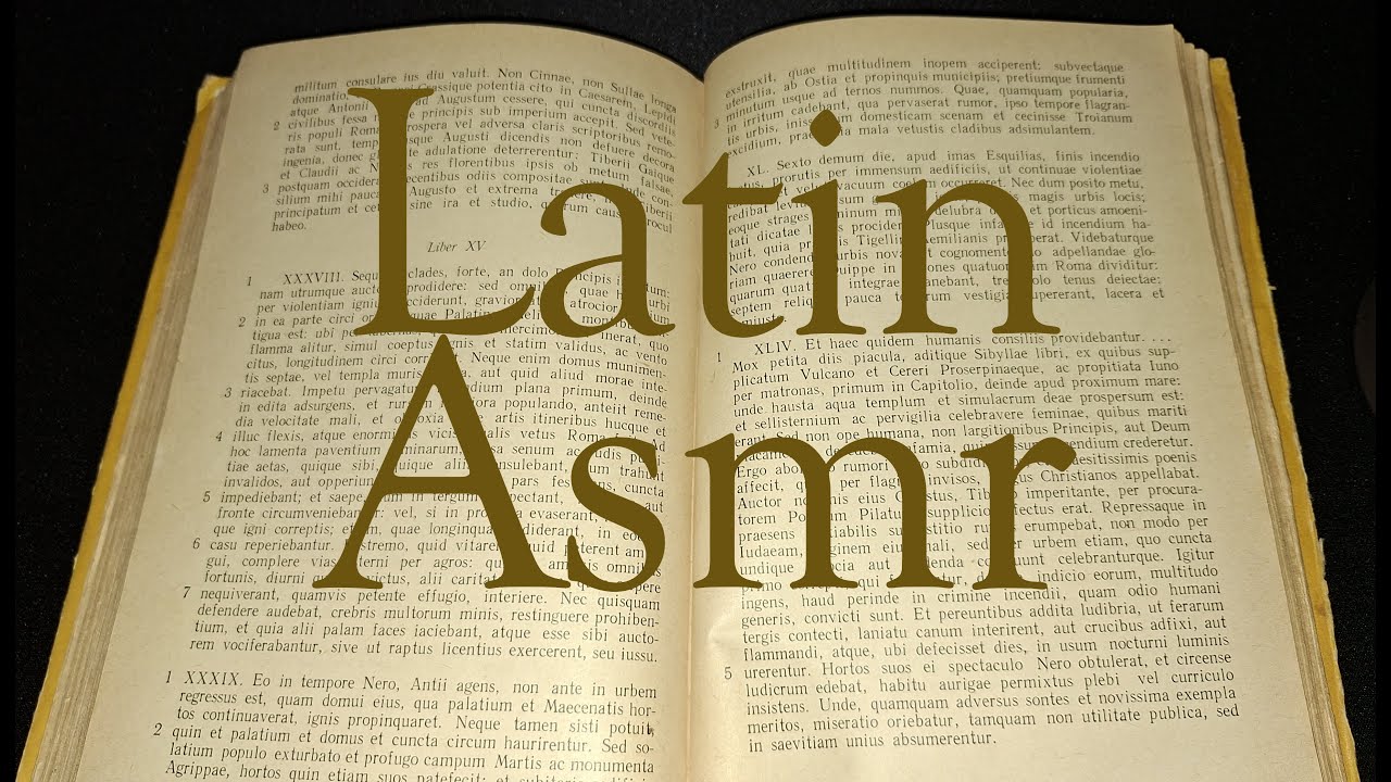 Latin ASMR for Sleep | Whispered Latin Words (Repeated 6 Times) + English Translation