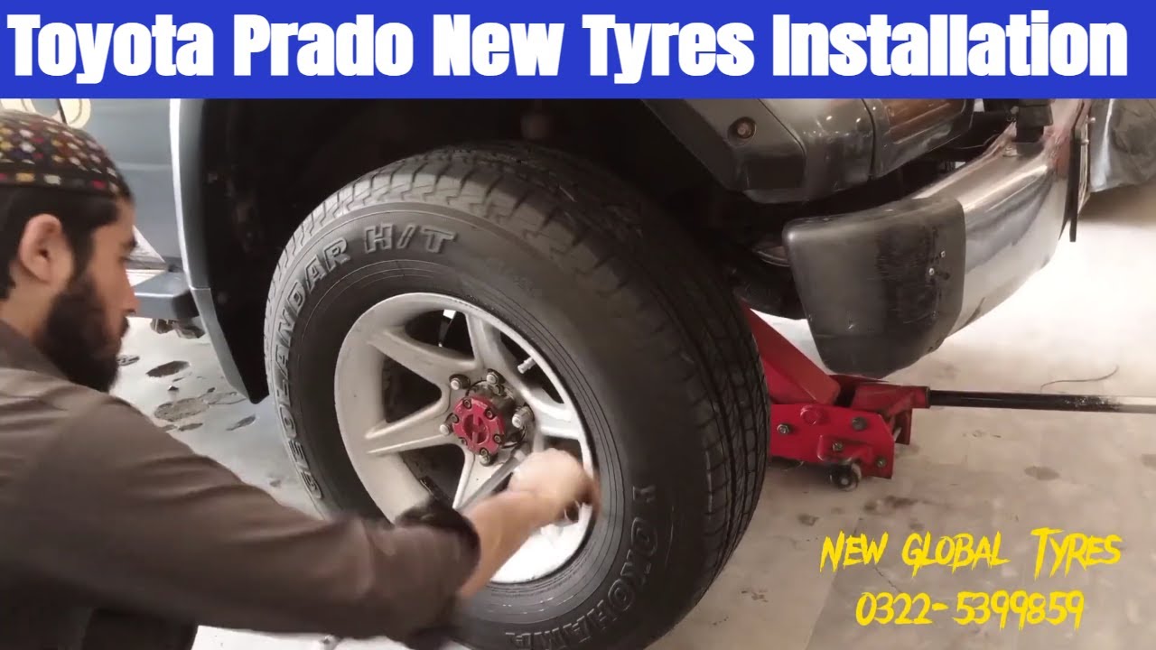 Step-by-Step Guide: Changing and Balancing of Toyota Prado Yokohama Tire