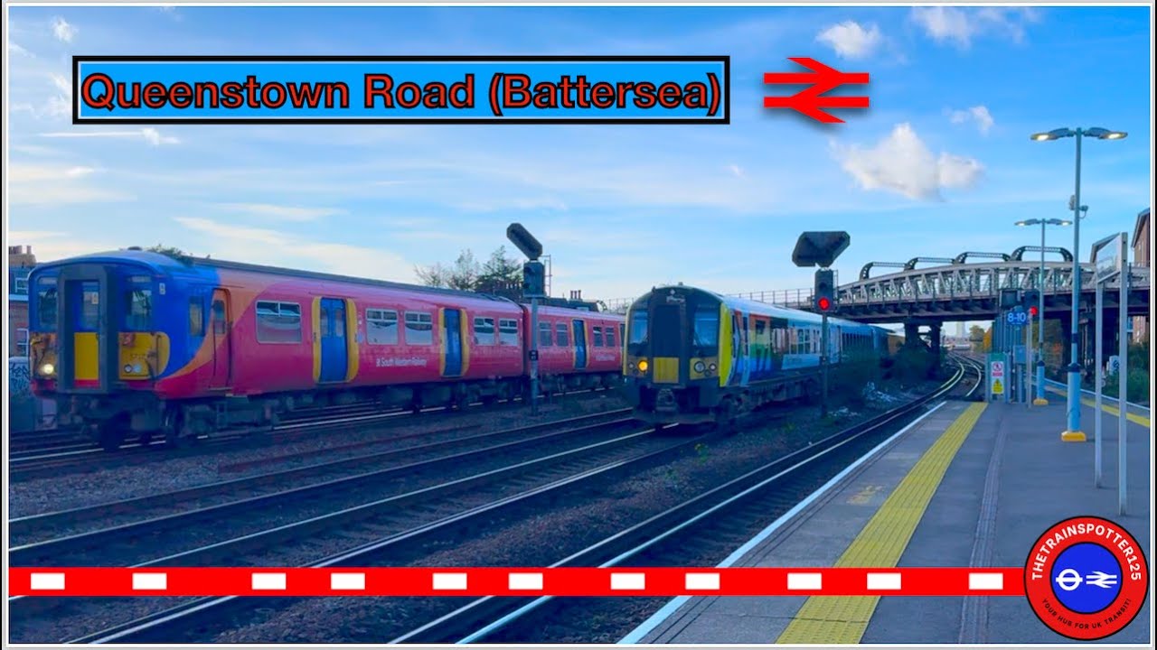 Trains at Queenstown Road Station [QRB] - SWML (06/11/2023)
