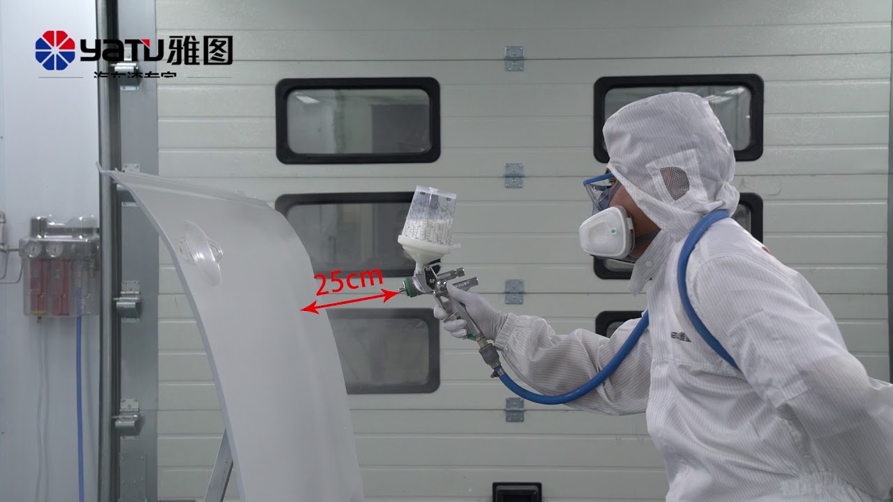 Yatu Car Spray Paint--Spraying Process of Whole Plate of Pearl Color
