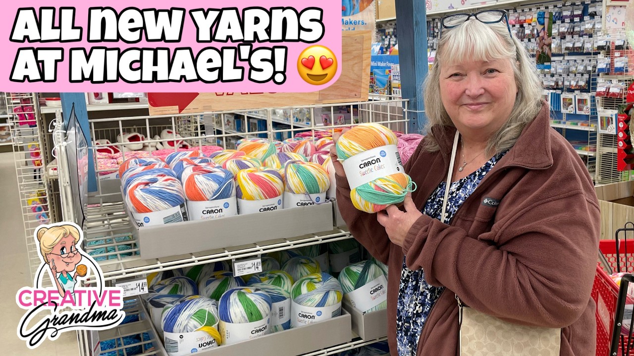 Look At All This New Yarn at Michaels! You Are Going To LOVE Them! #yarn #michaels #yarnspirations