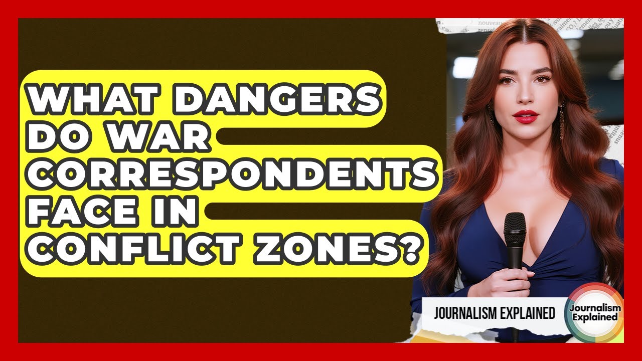 What Dangers Do War Correspondents Face In Conflict Zones? - Journalism Explained