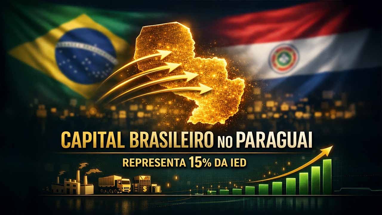 Capital brasileiro dispara no Paraguai US$ 5,4 bilhões e 15% de toda a Inversão Estrangeira Direta
