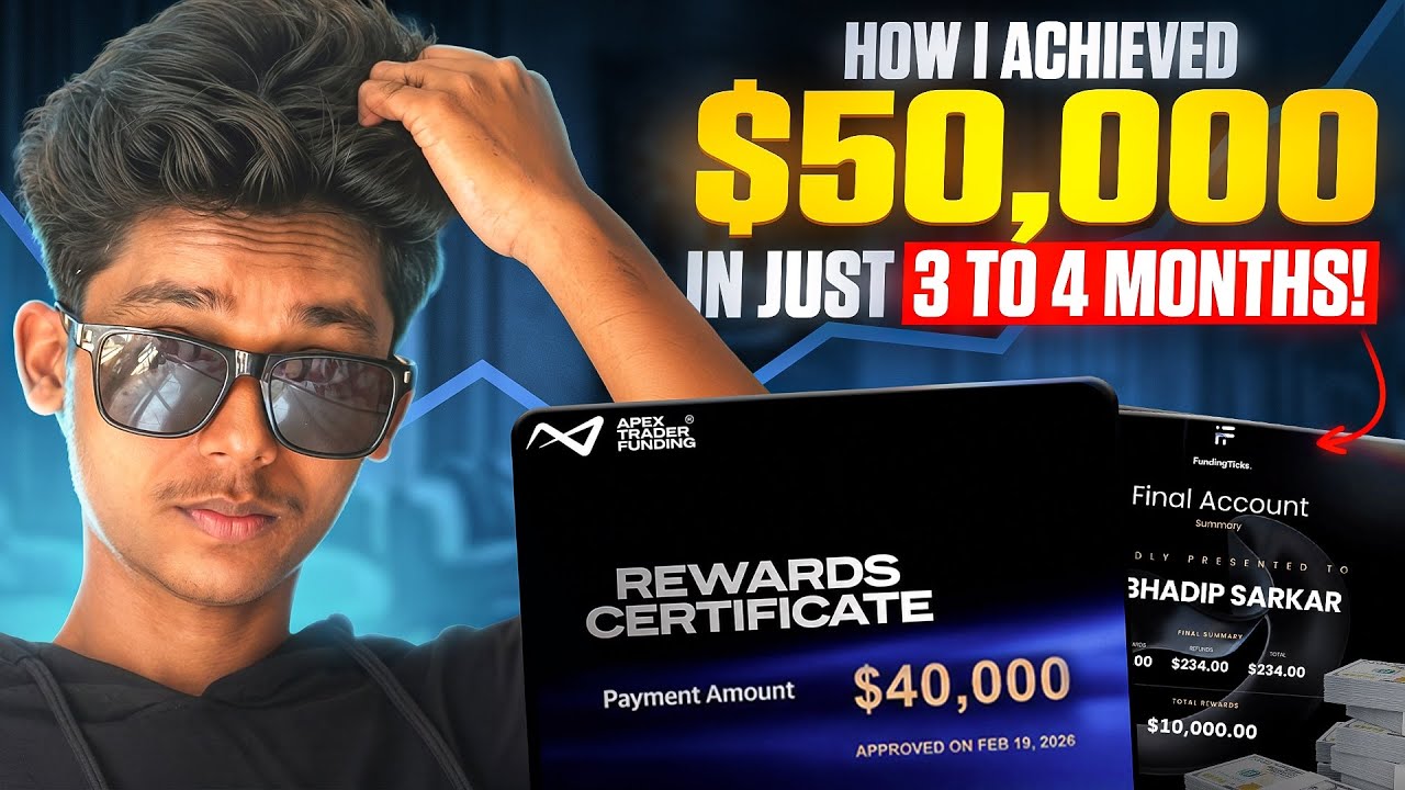 How I Made $50,000 💸 from Prop Firm Trading in Just 4 Months🔥(Proof Inside)