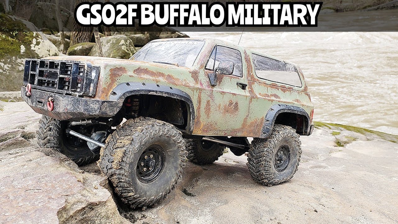 Gmade GS02F Buffalo on the rocks