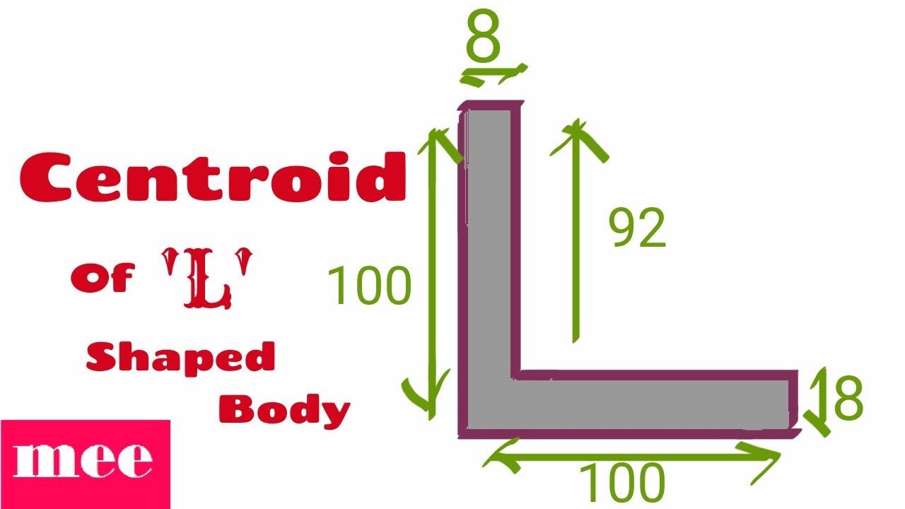 Centroid of L shape