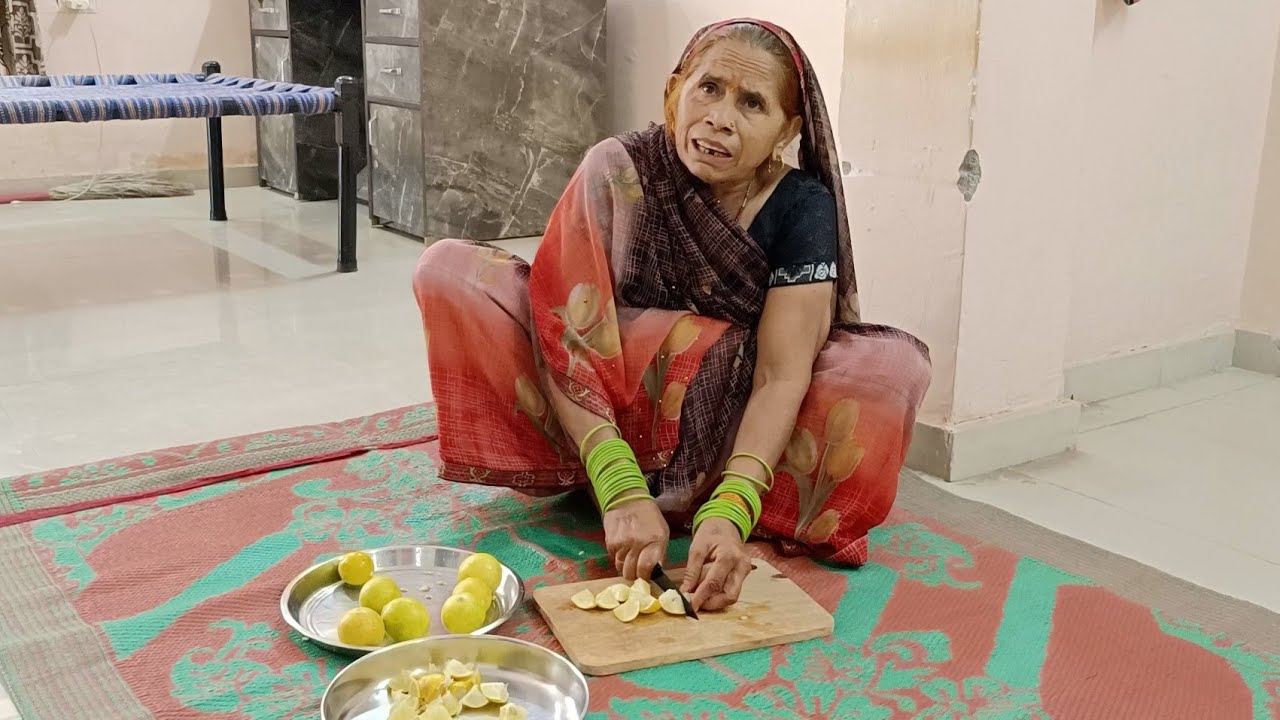 सासु माँ ने डाला नींबू का अचार 😄😂🤣