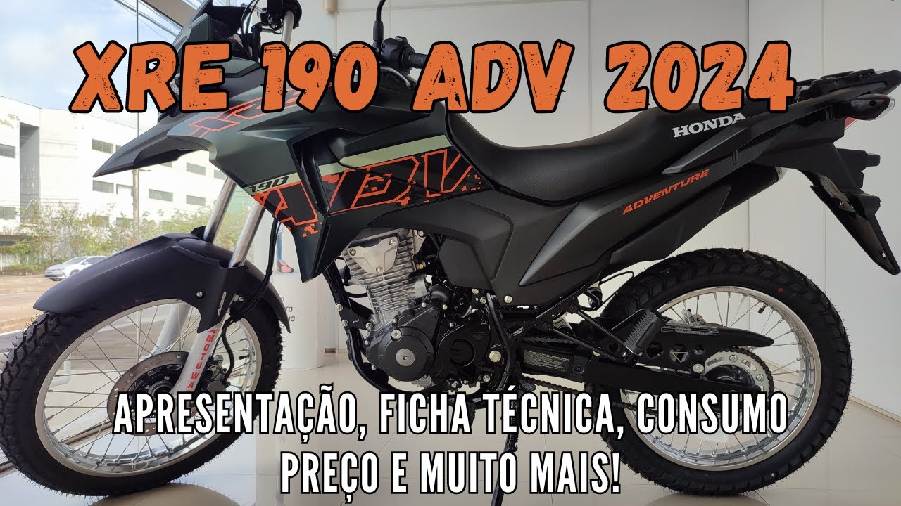 XRE 190 ADV 2024: APRESENTAÇÃO, FICHA TÉCNICA, CONSUMO, PREÇO E MUITO MAIS