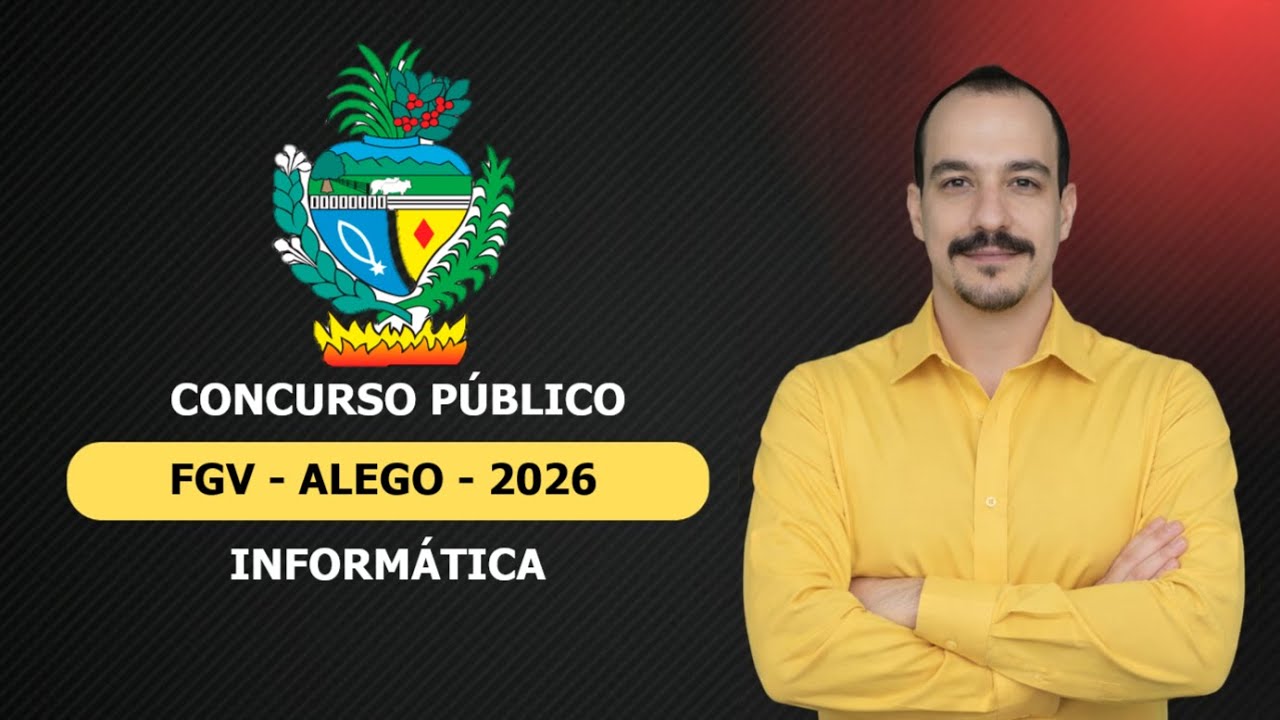 CONCURSO FGV ASSEMBLEIA LEGISLATIVA DE GOIÁS 2026 - Questões Resolvidas