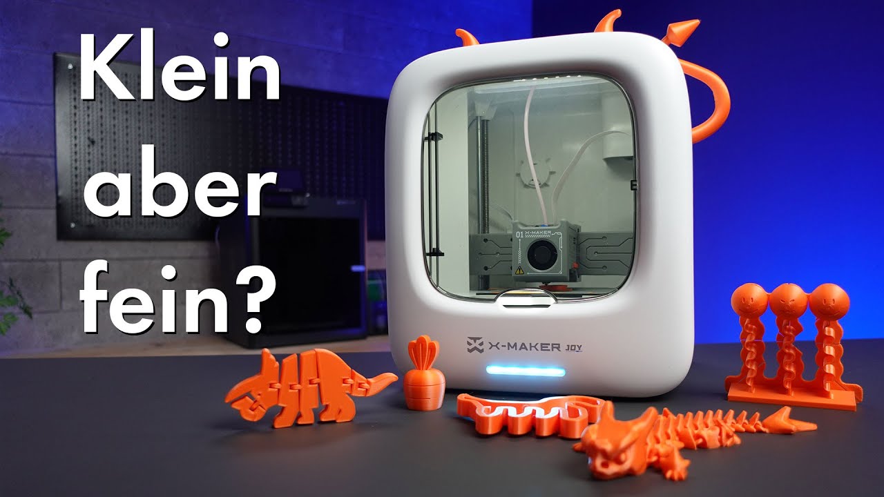 Dieser 3D-Drucker sieht aus wie ein Spielzeug – aber kann er mehr? Aoseed X-Maker Joy Ersteindruck