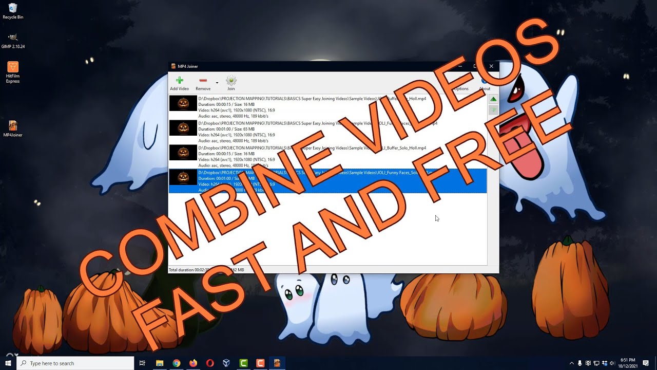 Super Easy & Free Way to Combine Multiple Video Files