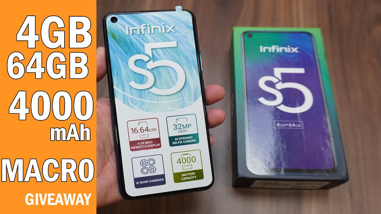 Infinix S5 Review - Quad Camera, Macro Mode, 4000 mAh battery, plus PUBG Test (pass or fail?)