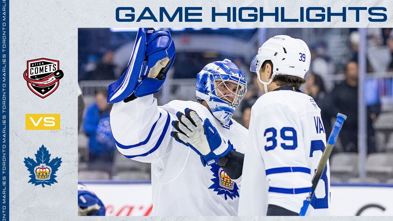 Toronto Marlies vs. Utica Comets | Game Highlights | October 19, 2025