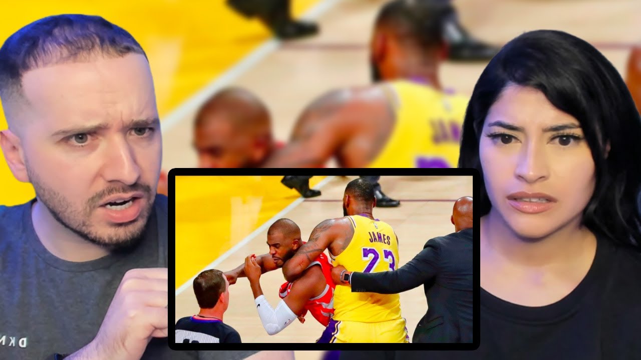 Reacting to NBA Heated Moments But The Players Get Angrier
