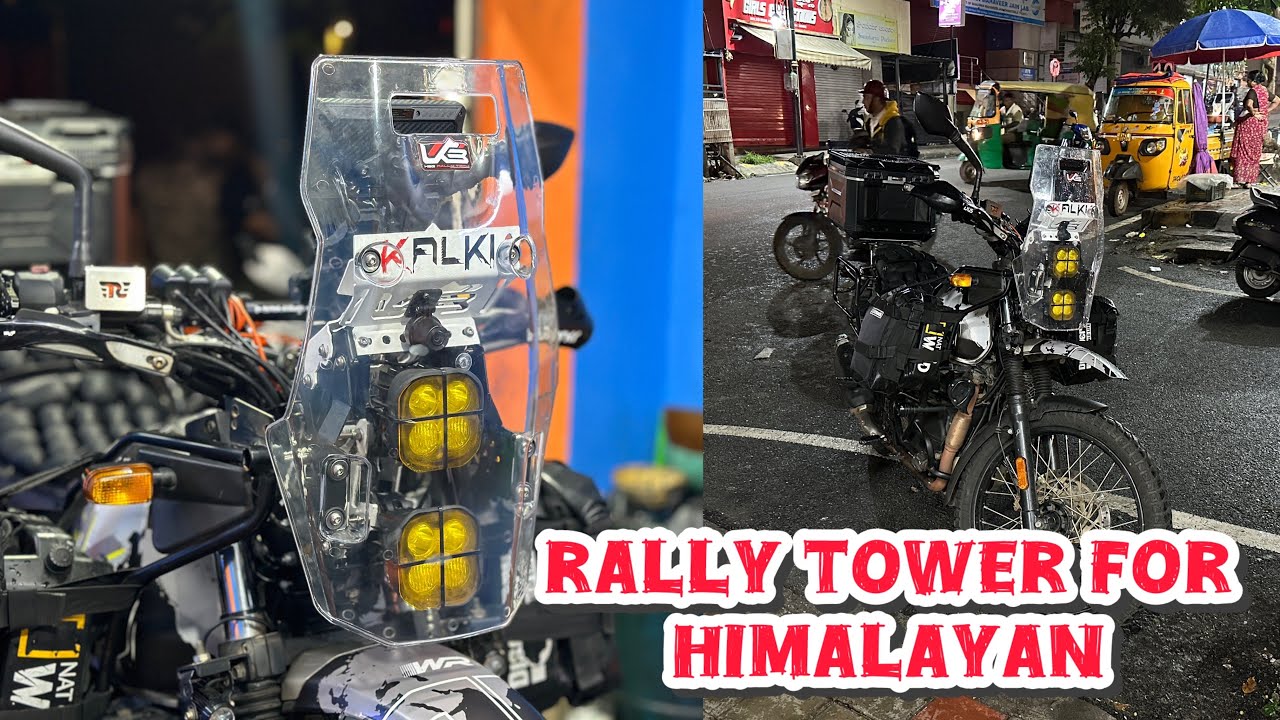 ಗಾಡಿಯಲ್ಲಿ ಬರೀ Wires, Mechanic Shock😂 | 1.5 Lakh Worth Accessories | K3G Rally Tower For Himalayan