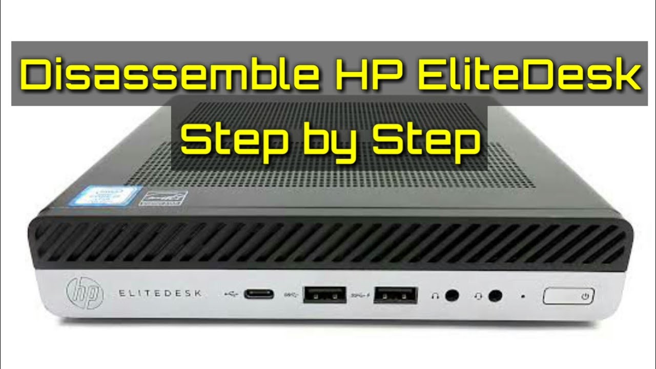 How to disassemble | Open case and cleaning step by step HP EliteDesk 800 G3 Mini