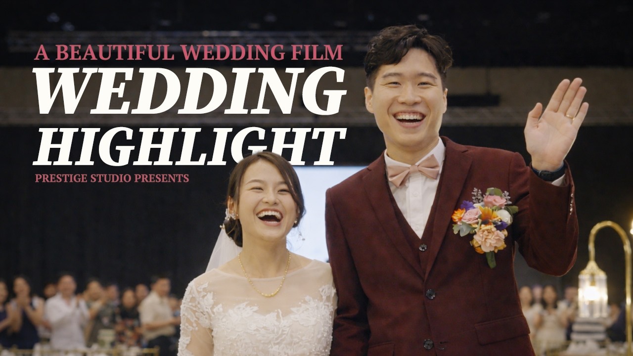 Zheng How & Cindy Chai Wedding Highlight | BCCK Church & Tea Ceremony | Kuching