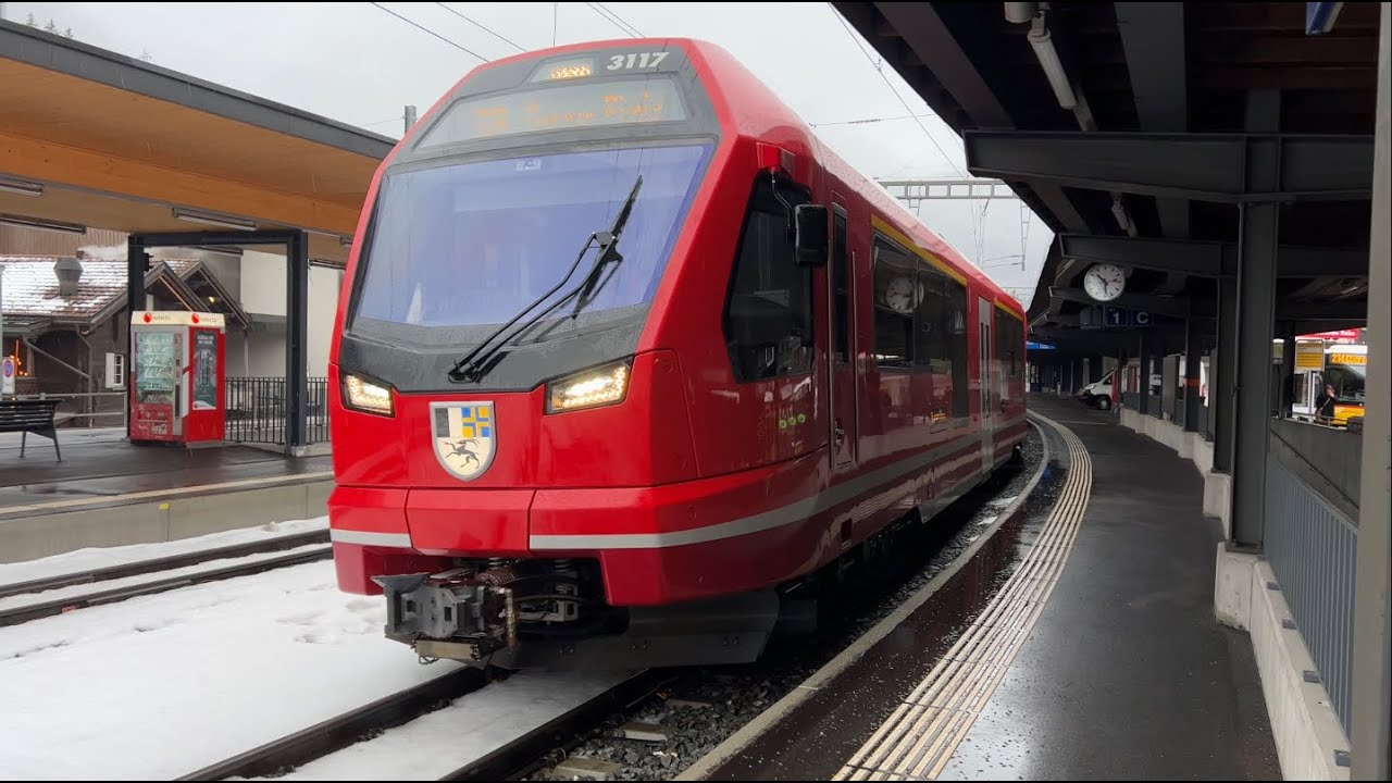Bahnhof Klosters Platz (23.12.2022)