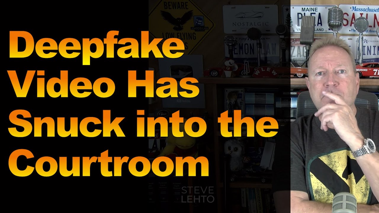 Видео, созданное с помощью технологии Deepfake, проникло в зал суда.