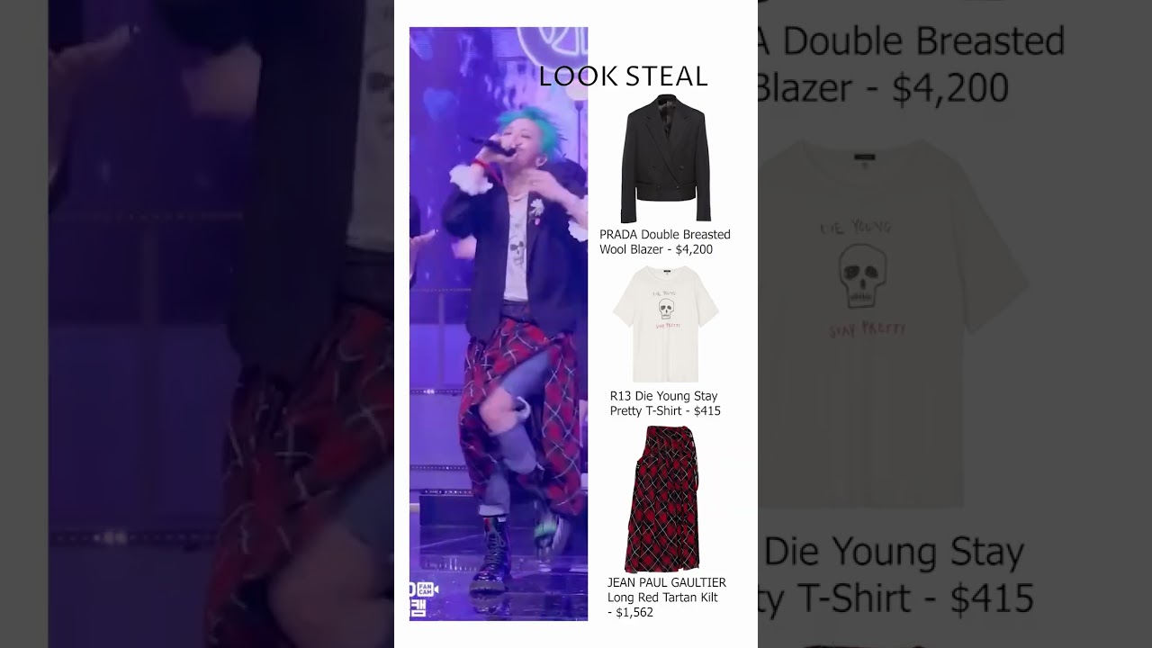 💀 G-DRAGON's stage outfit for 'TOO BAD' on MCOUNTDOWN_2025.2.27! #gdragon #kpopfashion #Kpopoutfit