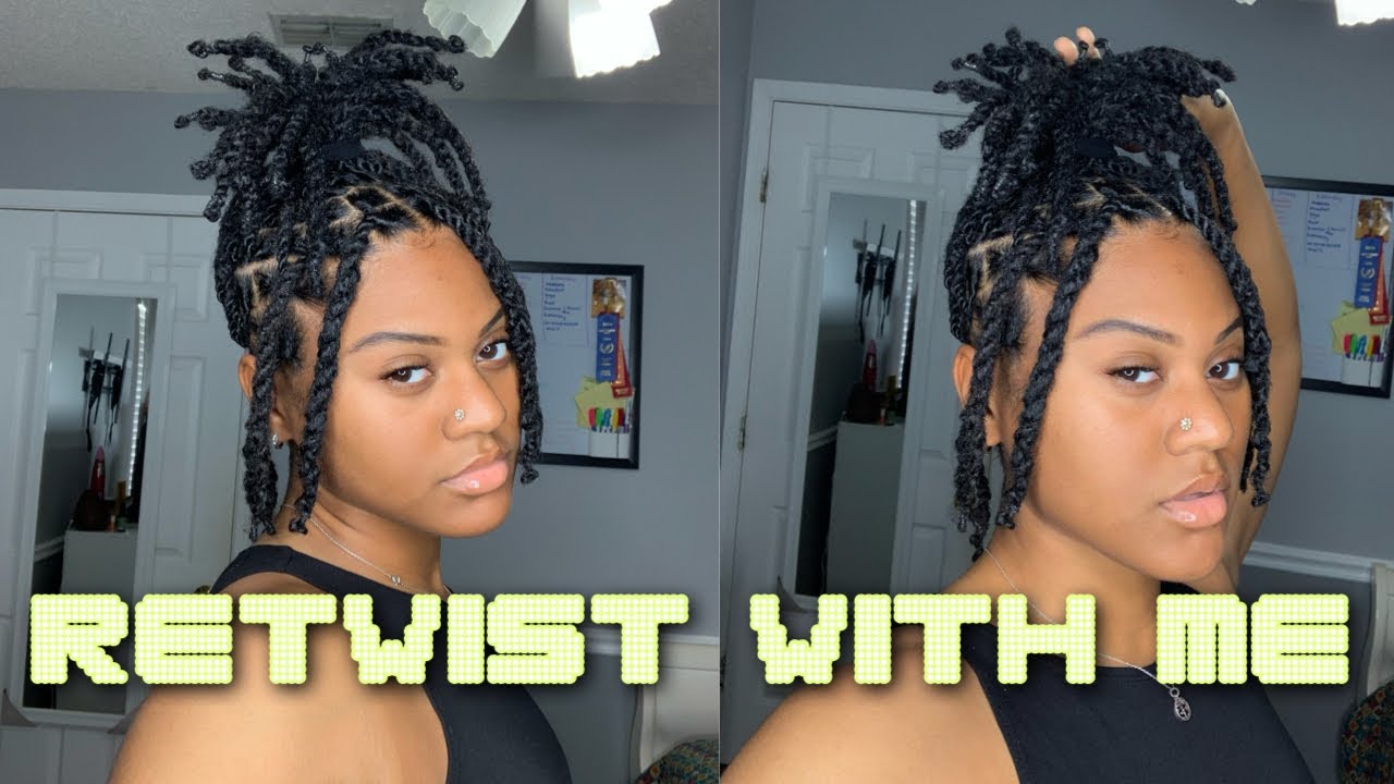 RETWIST WITH ME! | Two Strand Twist Style | I went 12 weeks w/o a Retwist !