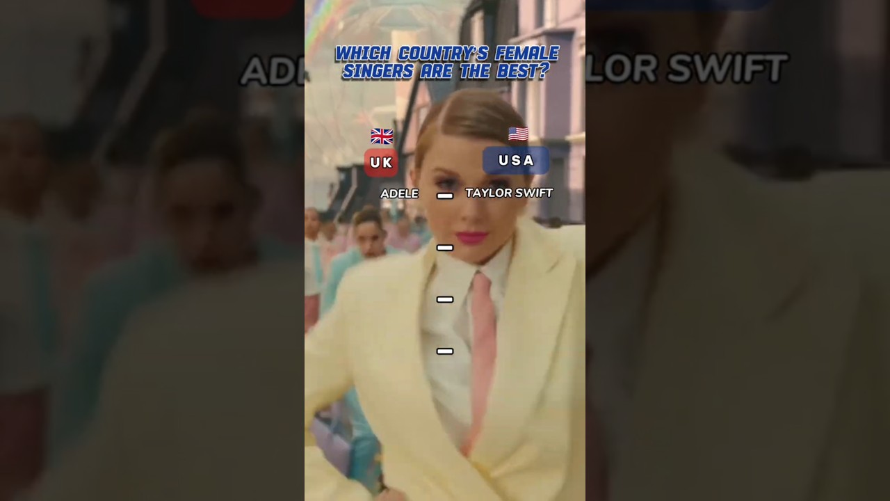 Which country has the best famale singers? #usa #uk #vs