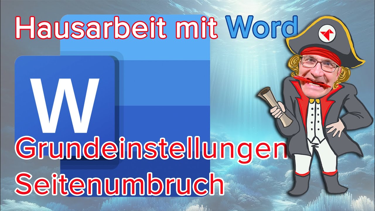 Word: Grundeinstellungen, Seitenumbruch, Formatierung, Druckvorschau [Office 365, Word-Kurs Folge 1]