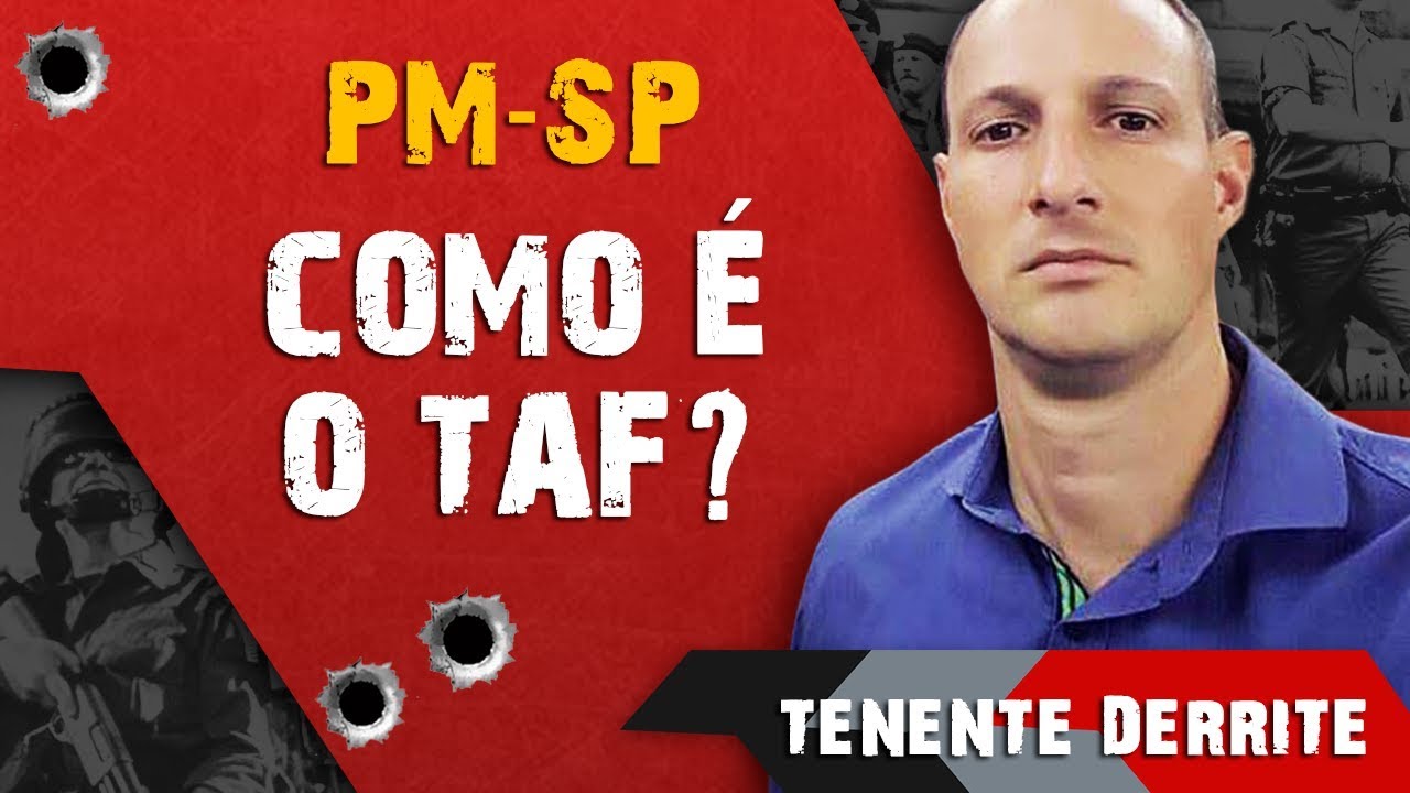 PM SP: Como será o TAF | Tenente Guilherme Derrite