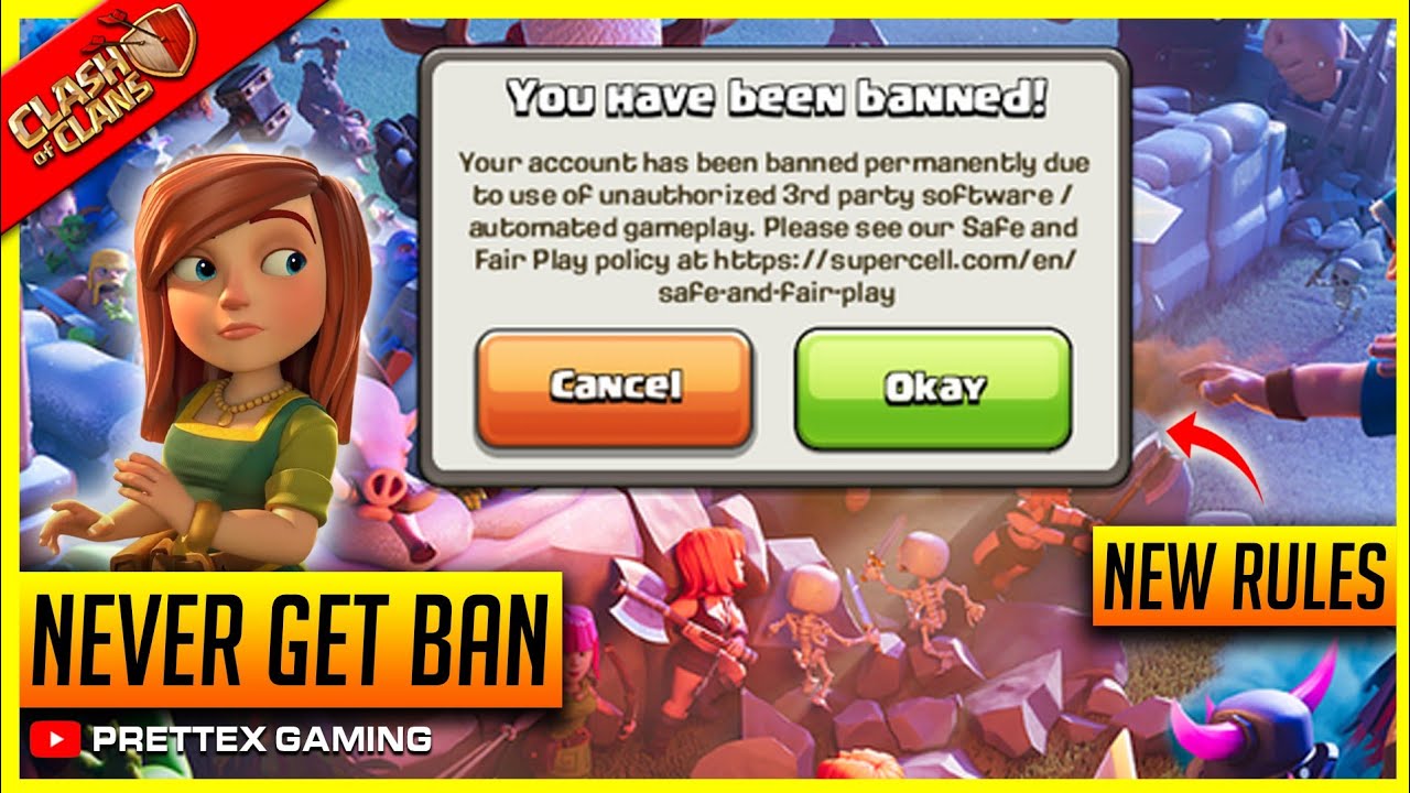 11 ошибок, которые приводят к блокировке аккаунта в Clash of Clans 2021